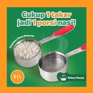 FUKUMI STAINLESS STEEL MEASURING SPOON FUKUMI PORANG RICE SPOON/