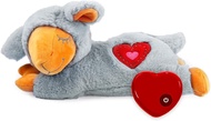 ALL FOR PAWS Heart Beat Dog Toy Puppy Sleeping Buddy Cuddle Toy Dog Soothing Plush Toy Crate Trainin