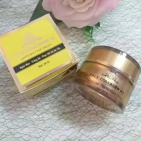 Face Colagen X3 Tinh chất Collagen chống lão hoá, dưỡng trắng, mờ thâm sạm, trị mụn, dark skin blemi