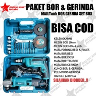 BAYAR DITEMPAT.. PAKET MESIN BOR DAN GERINDA // BOR // GERINDA // GURINDA MAILTANK PAKET MESIN BOR D