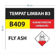 Bamboo Sign for waste measuring 50x60cm, 60x25cm and 25x25cm, 3mm ACP material