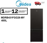 Midea Inverter 400L Bottom Freezer Refrigerator MDRB431FGG28 Peti Sejuk