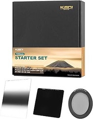 KANI 807991 HT100 III Starter Set, 3.9 inches (100 mm) Width, Square Filter Set, CPL for Both Adapte