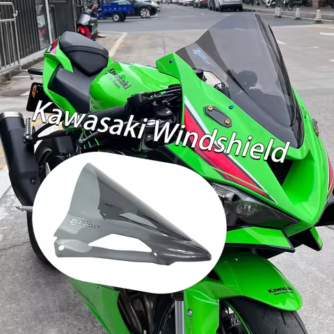 Motorcycle Windscreen Windshield Wind Deflectors Double Shield Protector For Kawasaki ninja ZX-6R zx