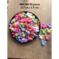 RM5.00/50 pieces : TRS-401 - Resin - Glossy - 1.7 cm x 1.7 cm