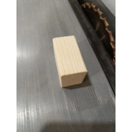 Wood blocks.. 2.5 cm by 3 cm by 5 cm..