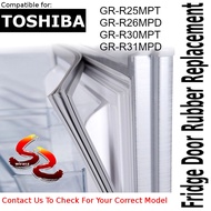 TOSHIBA Refrigerator Fridge Door Seal Gasket Rubber Replacement part GR-R25MPT GR-R26MPD GR-R30MPT GR-R31MPD - wirasz