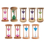 Wooden Hourglass 6/8/12/20/25 Minutes Glass for Classroom, Kitchen, Games,