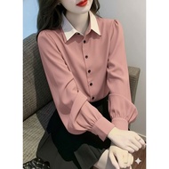 Women's Office Shirt Code H87 Youthful Long Sleeve