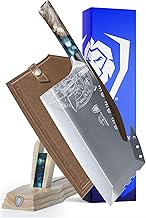 Dalstrong Meat Cleaver Knife - 9 Inch Obliterator - Valhalla Series - 9CR18MOV Steel - Celestial Res