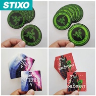 [HIGH QUALITY] STICKER GAMING COLLECTION, VALORANT, BATTLEFIELD | WATERPROOF STICKER | GLOSSY | STIX