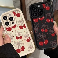 Bow Cherry Pattern Phone Case For Infinix ITEL RS4 A70 80 90 P55 Smart 20 6 7 Note 40s TECNO Pova 6 