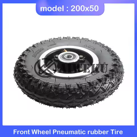 200*50 Electric Scooter Tyre with Wheel Hub Scooter 200x50 Tyre Vehicle Razor E100 E125 E150 E175 E2