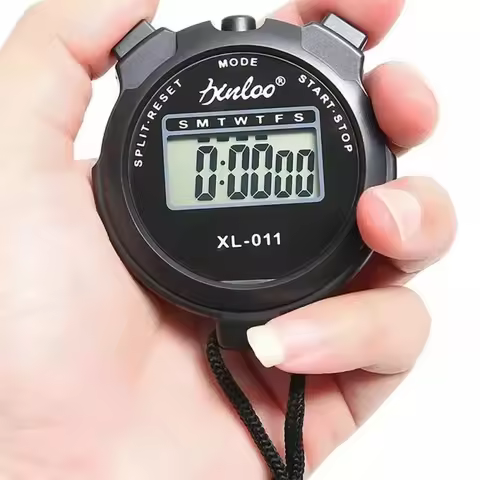 Portable Handheld Sports Stop Watch Digital Display Fitness Timer Counter 4colors For Sports Stopwat