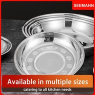 304 thickened deep plate can hold fruit plates