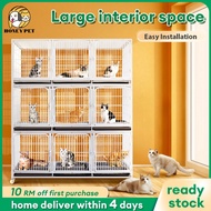 Sangkar Kucing Besar Platform Cat House Cat Villa White for Many Cats  Villa Platform Rumah Kucing C