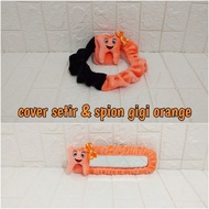Steering wheel cover & tooth mirror cover ORANGE