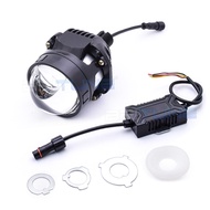 2.5นิ้ว Hyperboloid 55W รถจักรยานยนต์ Bi-Led ไฟหน้าเลนส์โปรเจคเตอร์เลนส์1J มินิ H4 H7 H1 9005หลอดไฟ