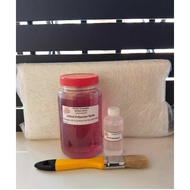 Fiberglass Set (F4) - 500ml Resin, 60cc Hardener, 1/2kg CSM, w/ Brush