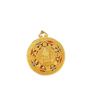 ✨Gold-plated Gold Store High Color Retention Ancient Method Sand Gold Swastika Fu Eight Treasure Com