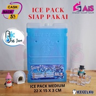 ICEGELKU ICE PACK MEDIUM 22x15cm ICE PACK READY TO USE ICE GEL PACK BOX BLUE PACK ICEPACK COOLER BOX