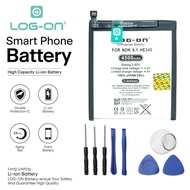 Log on - HE345 Nokia 6.1 ( BUKAN 6.1 PLUS) Double IC Battery Baterai Batre