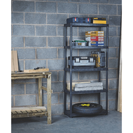 SAKU ชั้นวางของ 5 ชั้น TG59940 สีดำ