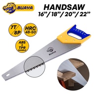 Gergaji Tangan Profesional Buaya (Gergaji Tangan) 7T/8P HRC48-50 Dengan Pemegang ABS +TPR 16''/ 18''