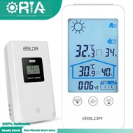 ORIA Digital Temperature Humidity Monitor ng kulay na screen gamit ang relos, Wireless Weather Stat