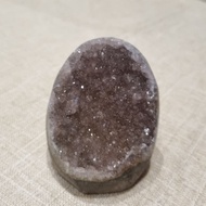 Amethyst Geode Light Lavender Natural Crystal Healing Energy FengShui Premium Crystals 🇸🇬SG Local Seller