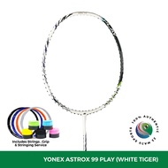 YONEX ASTROX 99 PLAY ( WHITE & RED ) BADMINTON RACKET ( FOC STRING + YONEX GRIP )