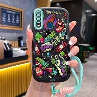 Casing hp for VIVO Y12 Y15 Y17 Y11 2019 Y12i Y3 Y3s 2020 Case Creative Cartoon Trend Pattern Silicon