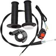 HIAORS 7/8" 22mm Twist Throttle Cable Handle Kit for Predator 196cc 212cc 6.5hp Coleman CT200U CT200