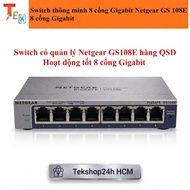 NETGEAR GS108E Switch - Smart Managed Switch (description)