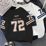 Tee Tshirt Shirt Baggy Oversize JERSEY 72 Cotton Combed 24s BL
