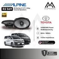Alpine R2-S69 Next-Generation 6x9” (16 x 24cm) COAXIAL 2-WAY R-SERIES SPEAKERS