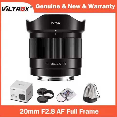 VILTROX 20mm F2.8 AF Full Frame Ultra Wide Angle Lens for Sony e Mount zv-e100 a6600 a7iv Nikon Z Mo