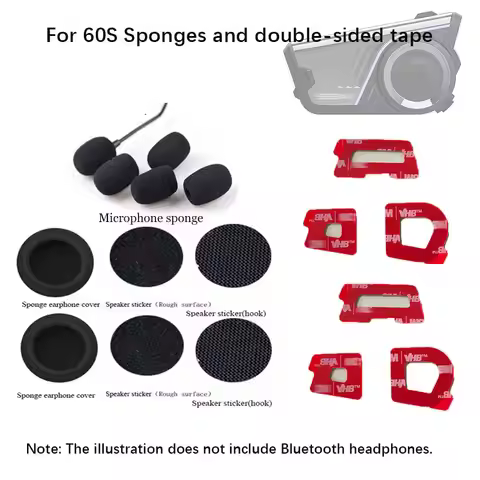 Motorcycle helmet Bluetooth headset accessory For SENA 60S
