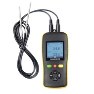 YX9N Industrial 2-Channel Thermometer With LCD Display Universal PT100 and Thermocouple Temperature