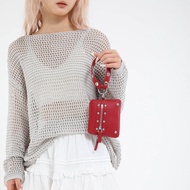 Korean Niche deinet Small Card Case Mini Coin Purse Lipstick Key Case Chain Bag Ornament Waist Bag