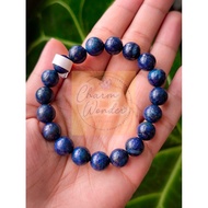 High Quality Afghanistan Lapis Lazuli Authentic Natural Crystal Gemstone Bracelet Charmwonder Custom