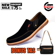 Gatio BK02 Men's Casual Slip-On Sneakers with Bag