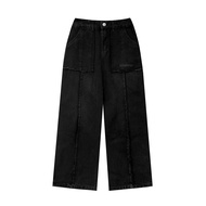 Quần jeans ống rộng nam nữ quần bò Local Brand Chính Hãng City Cycle Quần jeans Side Walk