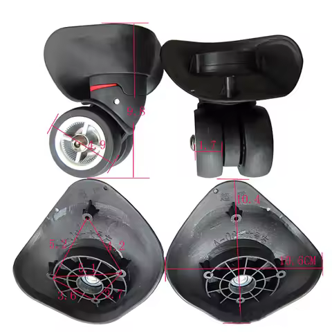 A08 A-08 Silent Aircraft Wheels Trolley Case Luggage Universal Wheel Suitcase Repair Parts Accessori