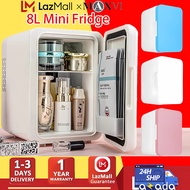 MAXVI Fridge Mini Freezer 8L Portable Dual Use Car Home Refrigerator Cooler Box Peti Sejuk
