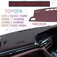 Toyota Vios Yaris Veloz Corolla Cross Rush Avanza Camry Harrier Leather Dashboard Cover Accessories 