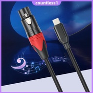 1/2/3M USB C Microphone Cable Type C Male To XLR Female Mic Studio Audio Cord USB C To XLR Female Mi