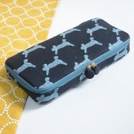 刺繡跑兔 藍色系 ns2 任天堂 switch 防水防震 游戲機包 自選布料