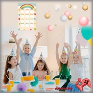 AMOONA Birthday Calendar Birthday Poster Chart with Write-In Months for School Display