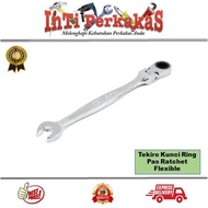 Tekiro 11mm Flexible Ratchet Ring Spanner